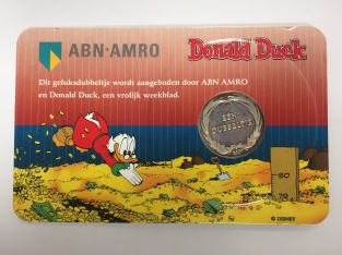 60 jaar Dagobert Duck Geluksdubbeltje 2007 coincard